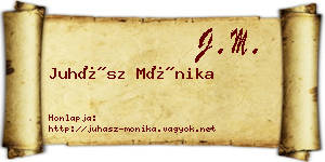Juhász Mónika névjegykártya
