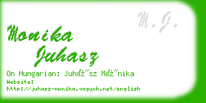 monika juhasz business card
